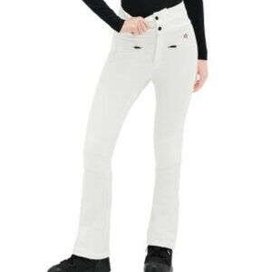 Perfect Moment Aurora High Waist Flare Ski Pant in Snow White Large NWT